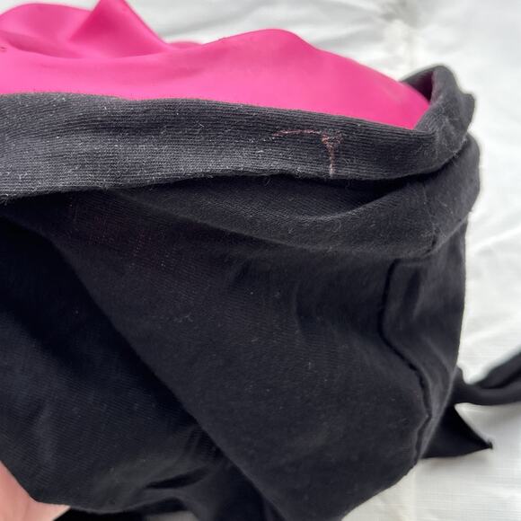 Scream Ghostface Pink Fluorescent Fun World Div Scary Rare Mask Cloth vintage - Picture 10 of 11